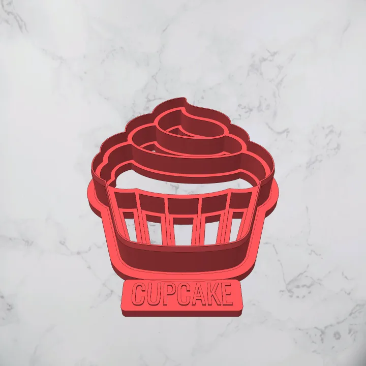 Cupcake-shaped cookie cutter example